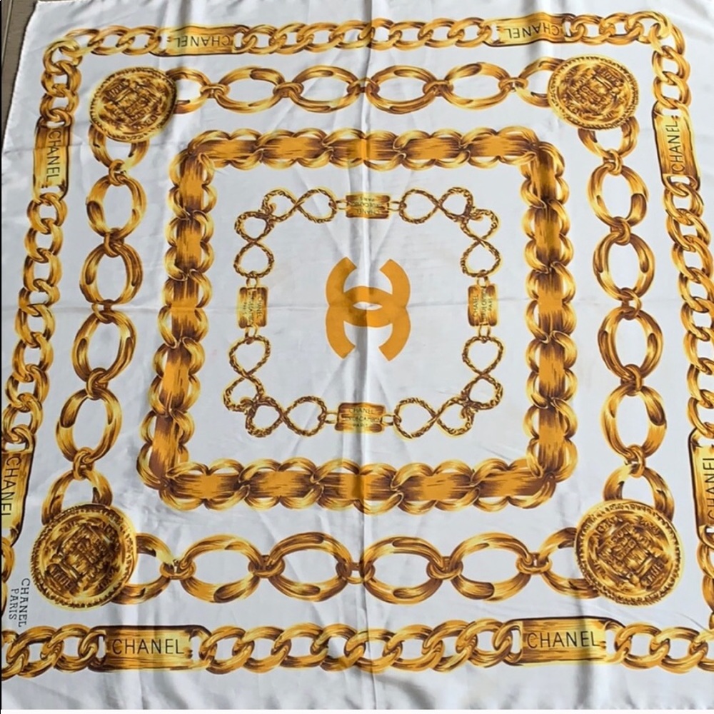 vintage CHANEL Scarf ** incredible 3 day deal!